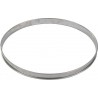 GOBEL Moule à tartelette Cercle à tarte inox bord roulé épa