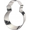 GOBEL Emporte pièces Nonnette bonhomme de neige inox 90 x