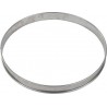 GOBEL Moule à tartelette Cercle à tarte inox bord roulé épa