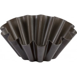 GOBEL Moule à briochette Brioche grosses côtes fond plat anti