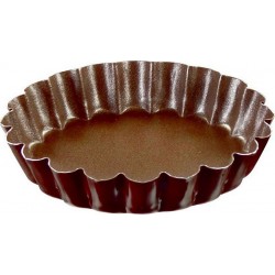 GOBEL Moule à tartelette Boîte ronde de 6 tartelettes rondes cann
