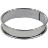 GOBEL Moule à tartelette Cercle à tarte haut inox bords roulé