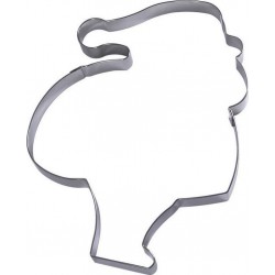 GOBEL Emporte pièces Nonnette Père Noël inox 180 x 132 x