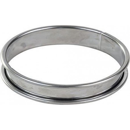 GOBEL Moule à tartelette Cercle à tarte inox bords roulés é