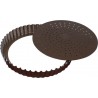 GOBEL Moule à tartelette Tourtière cannelée perforée antiadhére