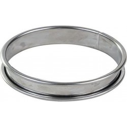 GOBEL Moule à tartelette Cercle à tarte inox bords roulés é