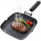 BRIEBE Poêle grill GP1159, Induction Antiadhésif 28x28cm