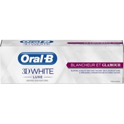 Oral-B Dentifrice 3D White Luxe Blancheur Et Glamour 75ml (lot de 3)