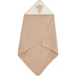 TEX BABY Cape de Bain Beige 100% Coton la cape