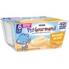 NESTLE Dessert bébé semoule au lait les 4 pots de 100g