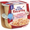 NESTLE Plat bébé spaghetti façon carbonara les 2 pots de 200g
