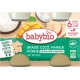 BABYBIO Plat bébé dès 6 mois Brassé Coco Mangue Ananas Bio les 2 pots de 200g