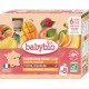 BABYBIO Compotes pour bébé dès 6 mois multi parfums fruits bio la bote de 8 gourdes