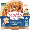 BABYBIO Macaroni et légumes du soleil la barquette 200g