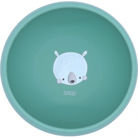 Silicone Bol En Avec Ventouse, Animaux, Sassi Junior