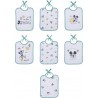 Morning Bavoir Bébé Naissance 20x25 Cm Coton Mickey Good