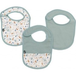 Domiva Bavoir Celeste Coton 3 Pièces (3 Unités)