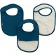 Domiva Bavoir Bleu Coton 3 Pièces (3 Unités)