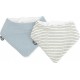 Domiva Bavoir Bleu Coton 2 Pièces (2 Unités)