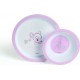 DISNEY Assiette et bol rose Bambi