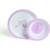 DISNEY Assiette et bol rose Bambi