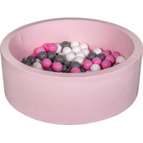 Clair Piscine À Balles Aire De Jeu + 150 Balles Rose Blanc,rose ,gris