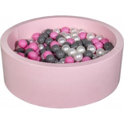 Clair Piscine À Balles Perle, Rose , Gris 300 Balles Rose