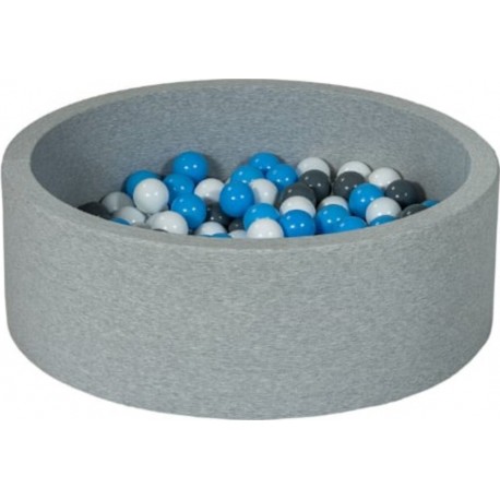 Clair Piscine À Balles Aire De Jeu + 150 Balles Blanc, Gris, Bleu