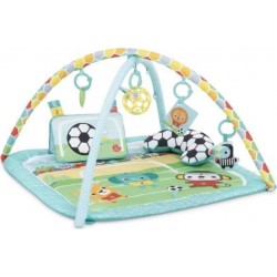 BRIGHT STARTS Tapis D'eveil Football, Arche De Jeu Avec Jouets Oball Détachables, Musique Et Lumieres, Dimensions 47 X 74 X 74