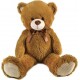 JEMINI Ours En Peluche Marron Avec Noeud +/100 Cm Planet Pluch Magnifique Ours De 1 Metre En Peluche Douce