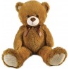 JEMINI Ours En Peluche Marron Avec Noeud +/100 Cm Planet Pluch Magnifique Ours De 1 Metre En Peluche Douce