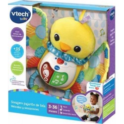 VTECH Hochet Musical Vtech Baby Musique Interactif Petit Canard Lumières 20 X 21 X 6 Cm