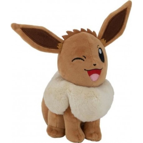 BANDAI Peluche Pokémon Evoli 20 Cm, Pure Douceur Et Tendresse
