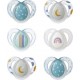TOMMEE TIPPEE Sucette De Nuit Tommee Tippee 6-18 Mois Lot De 6 Sucettes Phosphorescentes Avec Capsule De Stérilisation