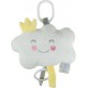 PARIS PRIX Peluche Musicale Nuage essen'ciel 18cm Blanc