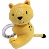 PARIS PRIX Doudou Anneau Bébé sweet Savane 12cm Jaune