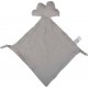 PARIS PRIX Doudou Mouchoir Bébé nuage 46cm Gris