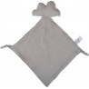 PARIS PRIX Doudou Mouchoir Bébé nuage 46cm Gris