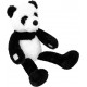 ATMOSPHERA Peluche Panda Andy Noir Blanc H35cm Atmosphera
