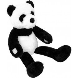 ATMOSPHERA Peluche Panda Andy Noir Blanc H35cm Atmosphera