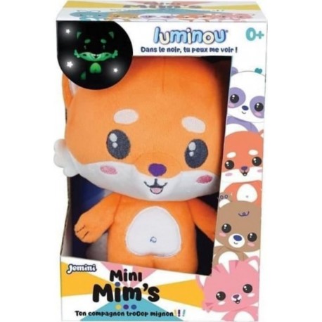 JEMINI Peluche Lumineuse Naturelle Luminou Renard Mini Mim's Fonctionne Sans Pile +/- 15 Cm