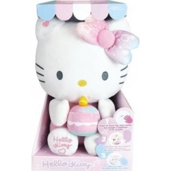 JEMINI Hello Kitty Peluche Interactive Anniversaire +/26 Cm Musique, Bougie Et Rire Interactifs