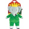 JEMINI Babar Peluche Éléphant +/20 Cm Représentation Parfaite Du Roi Des Éléphants