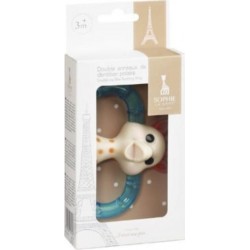 SOPHIE LA GIRAFE Anneau De Dentition Double Sophie La Girafe Texturé Marron 9 X 18,5 X 4 Cm Vulli