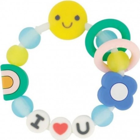 INFANTINO Bracelet De Dentition De L'amitié Infantino 316773 Silicone I Love You Je T'aime