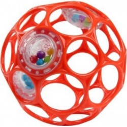 BRIGHT STARTS Bright Stars, Oball Hochet Facile A Saisir Jouet Pour Nourrissons Sans Bpa, Pour Les Nouveaux-nés +