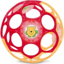 BRIGHT STARTS Hochet O-ball Winnie The Pooh 0m+ Plastique Souple Rouge Jaune 10cm Bright Starts