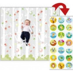 CHICCO Tapis D'éveil Maxi 2 En 1 Xxl Mousse Réversible 200x180 Cm Chicco