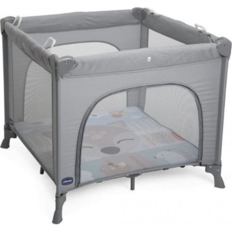 CHICCO Parc Pliable Open Fawn Gris Espace Sécurisé dès la Naissance
