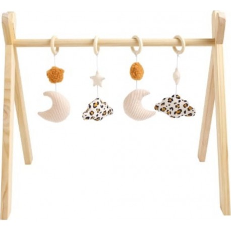 SAUTHON Arche D'éveil Bois Avec 4 Jouets